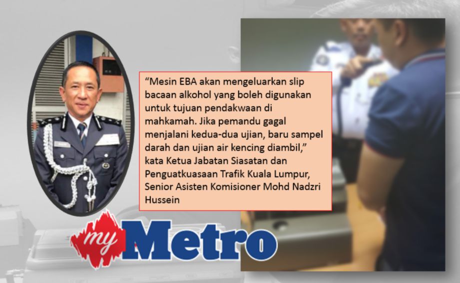 333 pemandu mabuk disiasat mengikut Seksyen 45c akta kerana keengganan memberikan kerjasama untuk menjalani ujian pernafasan, kata Senior Asisten Komisioner Mohd Nadzri Hussein.  