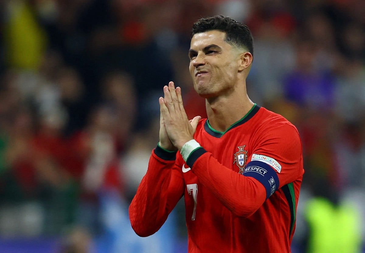 RONALDO masih gagal meledak gol untuk Portugal. FOTO REUTERS