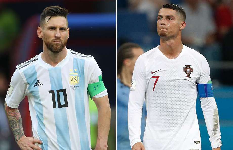 ROONEY berkata Messi (kiri) lebih baik berbanding Ronaldo. FOTO Agensi 