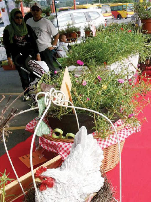 PASU dan bekas tanaman ros Jepun turut dijual GRJK.