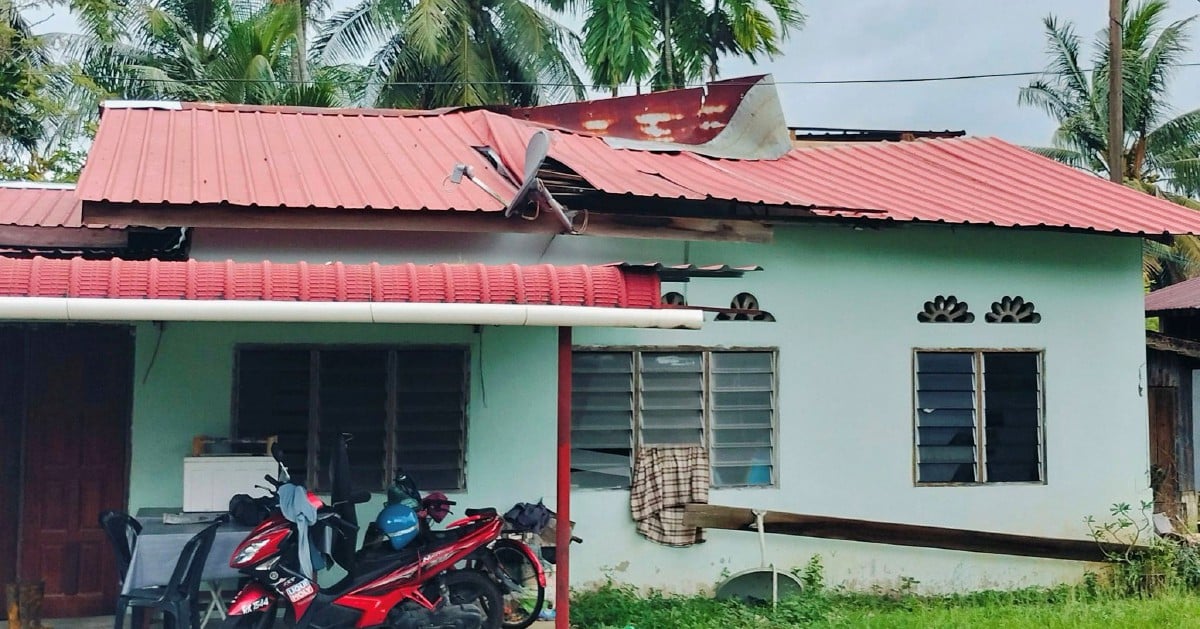 6 rumah rosak akibat ribut di Perlis