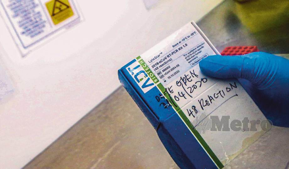 DATA awal di Pusat Kesiapsiagaan dan Tindakan Cepat Krisis Kebangsaan (CPRC) menunjukkan Malaysia sudah menjalankan 1,577,417 ujian menggunakan Ujian Real-Time Reverse Transcription-Polymerase Chain Reaction (rt-PCR) dan Rapid Test Kit Antigen (RTK-Antigen). FOTO Arkib NSTP
