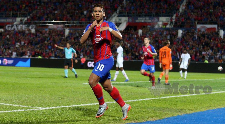SAFAWI dinobatkan sebagai penjaring gol lencongan terbaik dalam saingan Liga Juara-Juara Asia (ACL) 2019. FOTO Mohd Azren Jamaludin