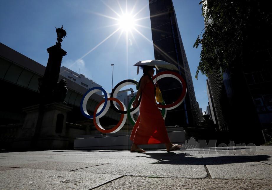 CUACA panas punca kematian pekerja pembinaan Tokyo Olympic. -Foto Reuters