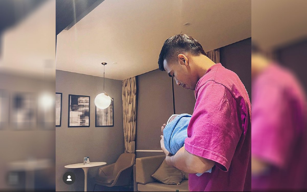 Safawi mengumumkan nama bayi lelakinya Saif Sulaiman.