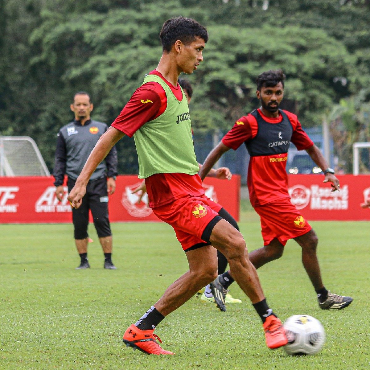 Safuwan Baharudin ketika menjalani latihan bersama Selangor. FOTO Ihsan Selangor FC