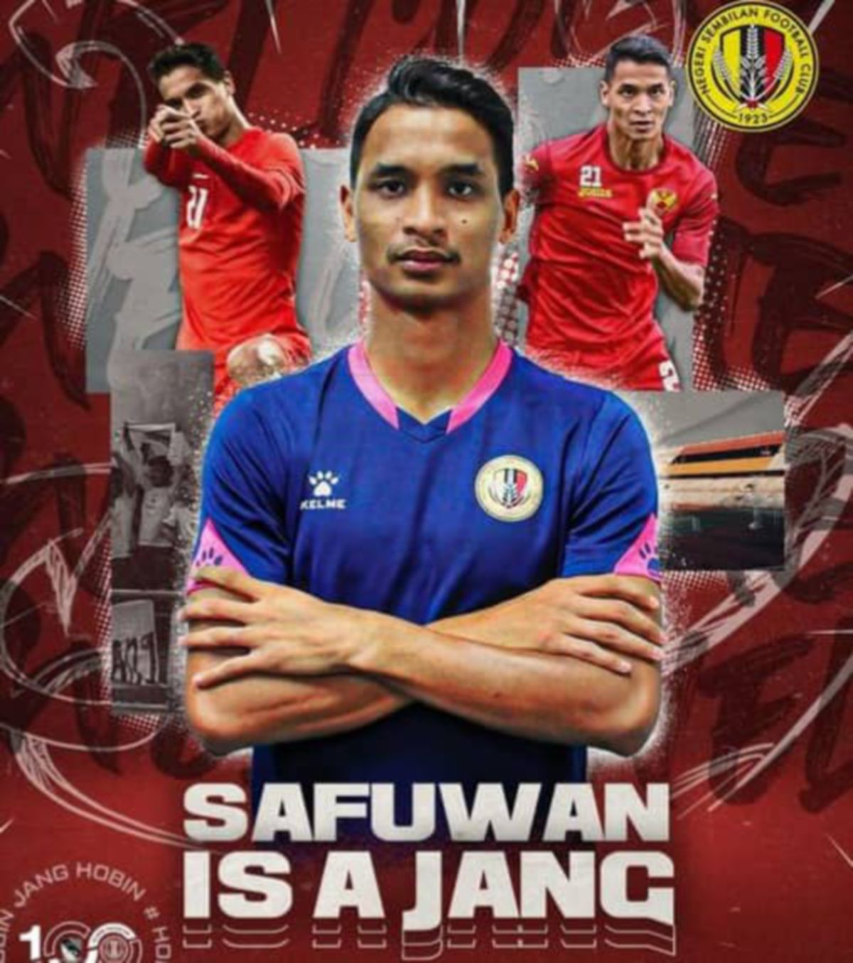 Safuwan sah bersama Negeri Sembilan FC. FOTO Ihsan NSFC.