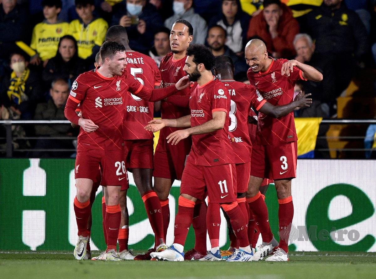 SALAH terima bayaran gaji tertinggi dalam sejarah Liverpool. -FOTO Reuters