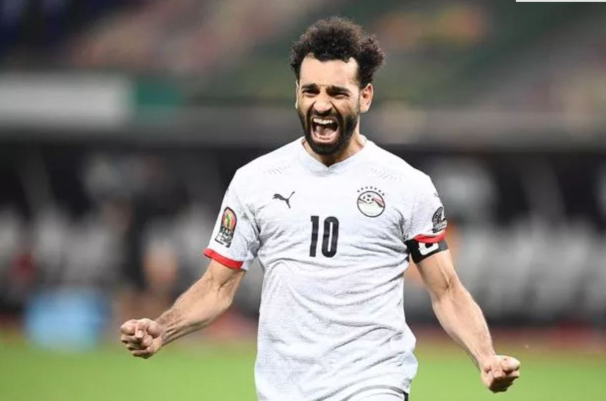 SALAH bantu Mesir ke final Piala Negara-Negara Afrika. -FOTO AFP 