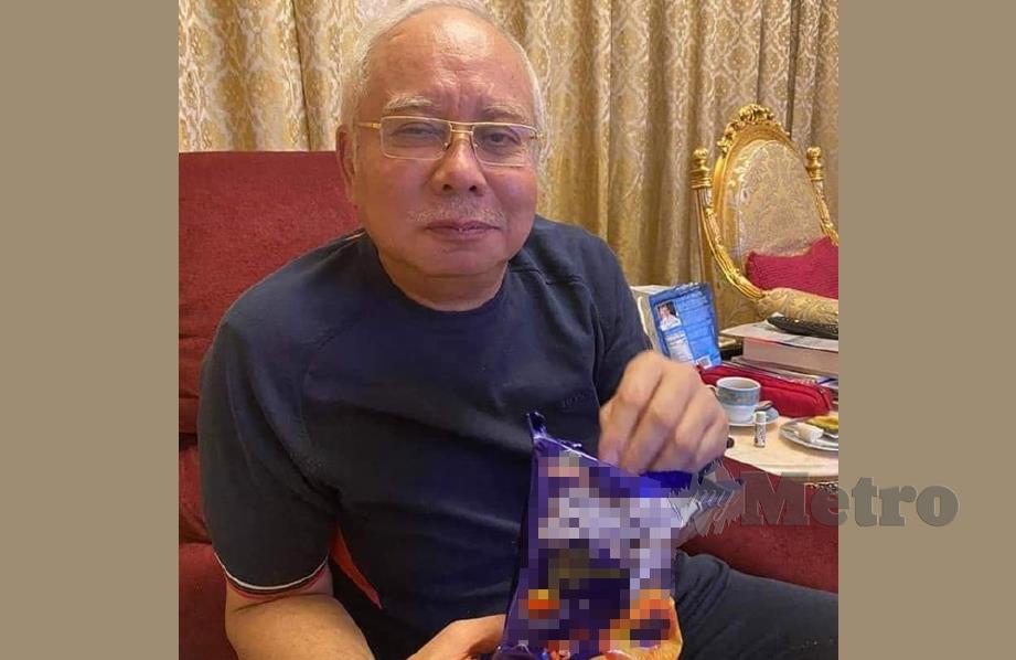 Najib Razak duduk di rumah sepanjang PKP dan PKPB. FOTO IG NAJIB RAZAK
