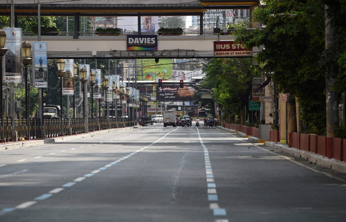 Filipina mengumumkan bahawa ibu negaranya, Manila akan dikenakan sekatan pergerakan minggu depan. FOTO AFP