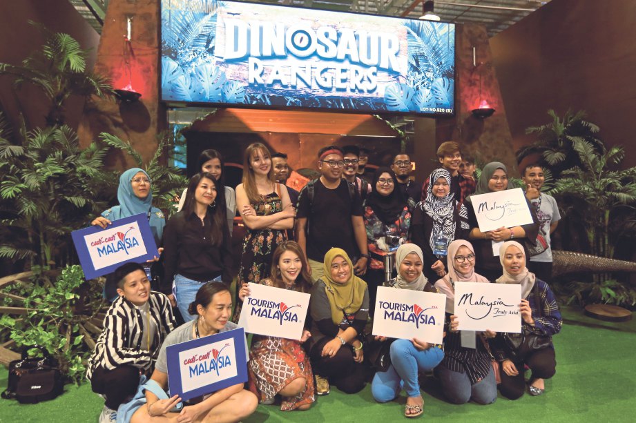 MEDIA dan blogger yang menyertai lawatan Tourism Malaysia ke Negeri Sembilan. FOTO Hasriyasyah Sabudin
