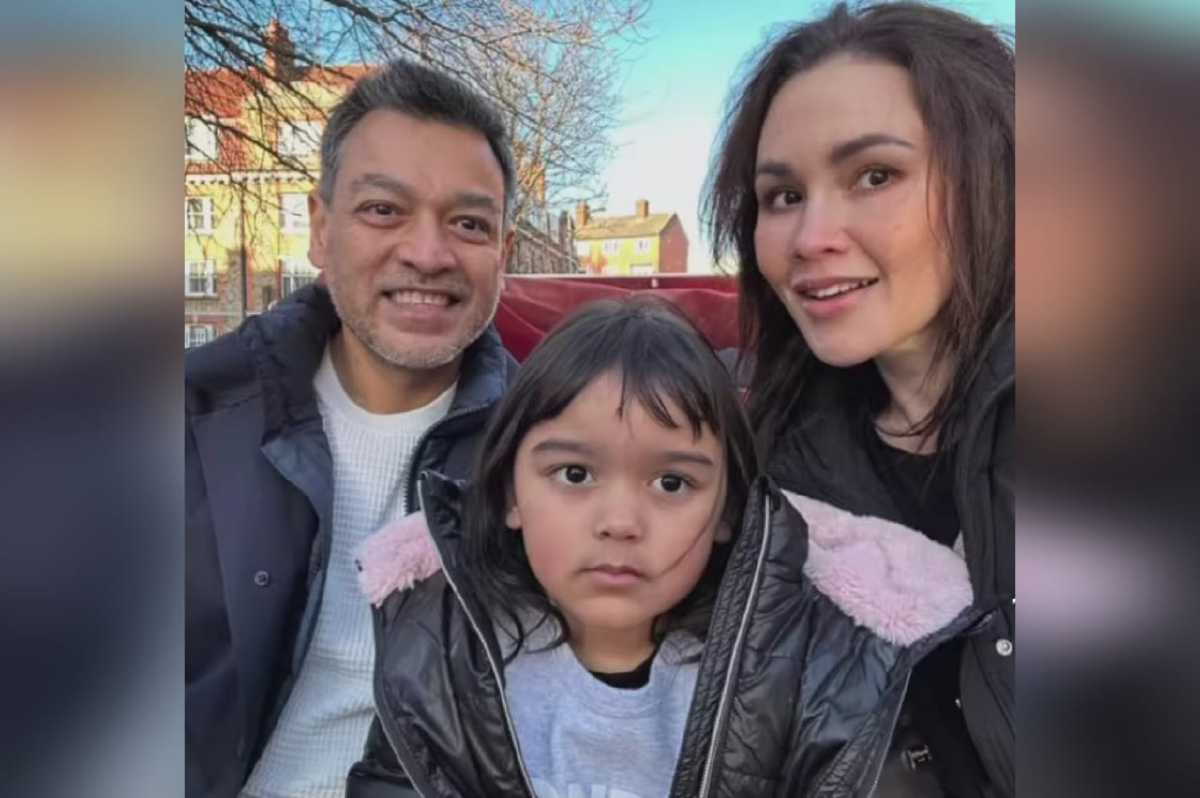 Sarimah bersama suami dan anak perempuannya. Foto dari Instagram