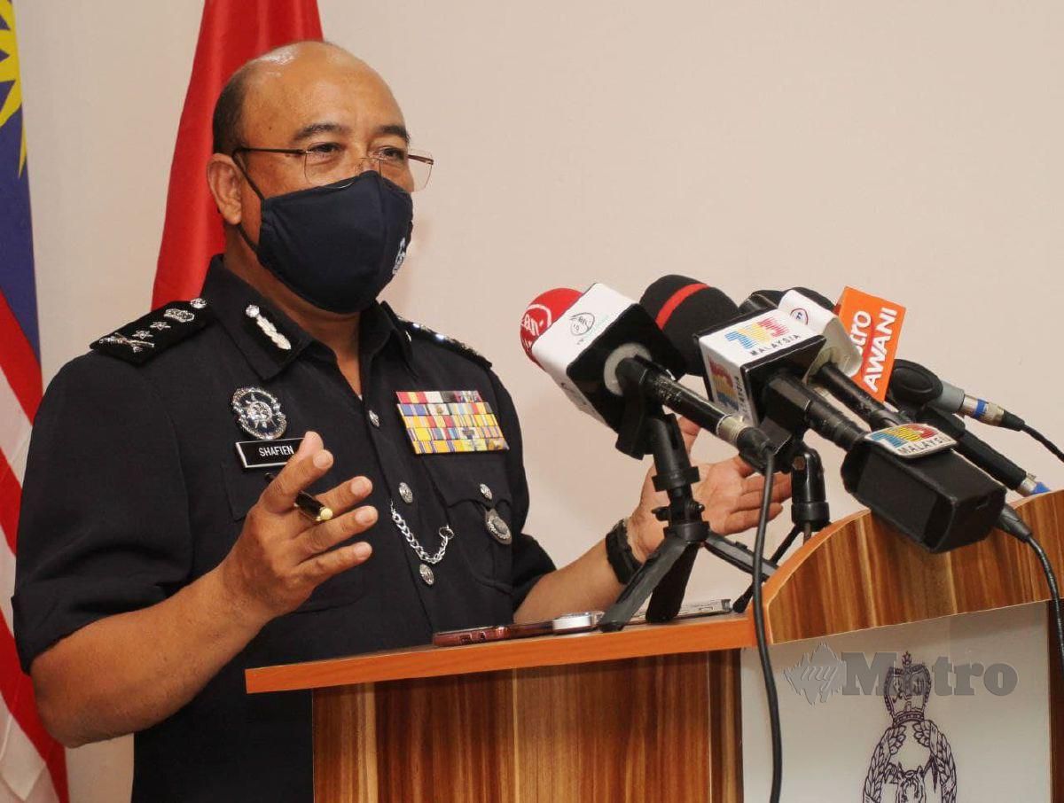 KETUA Polis Kelantan Deputi Komisioner Shafien Mamat. FOTO Bernama