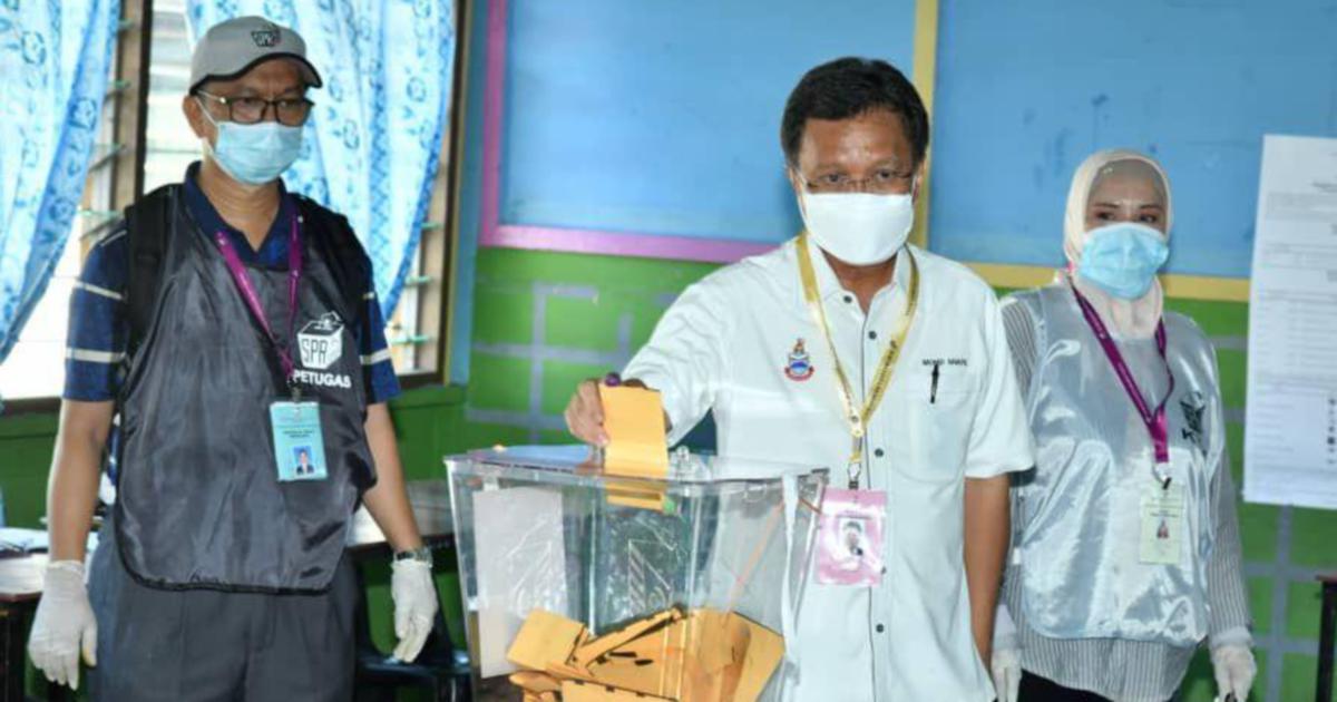 Prn Sabah Shafie Apdal Undi Di Sk Bubul