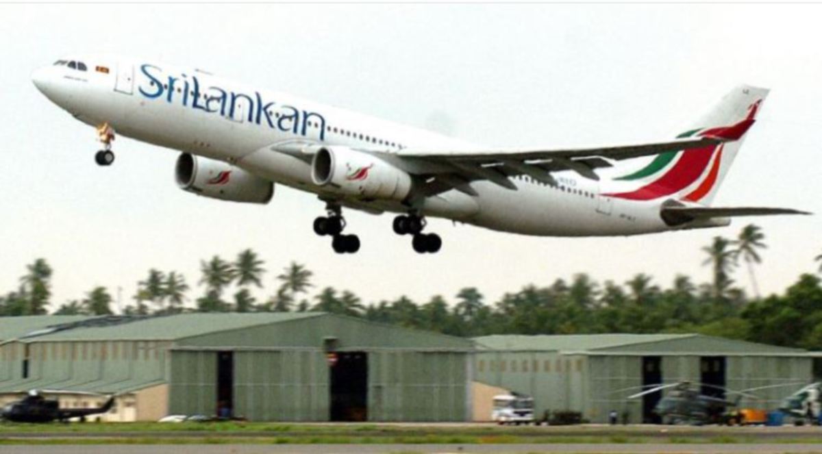 PESAWAT Sri Lanka Airlines. FOTO fail AFP 