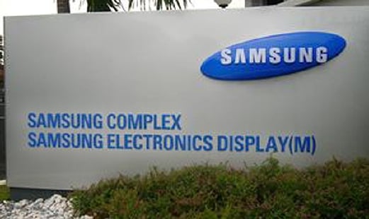 Kilang televisyen Samsung di Seremban. - Foto Fail