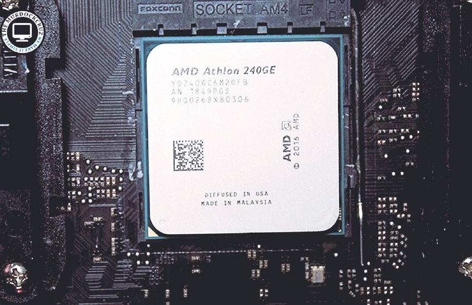 AMD Athlon 240GE menawarkan prestasi yang sangat baik untuk pemproses kelas permulaan. FOTO NSTP