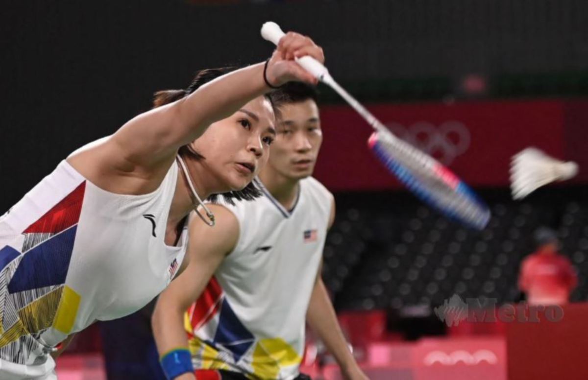 AKSI Liu Ying dan Peng Soon di Olimpik Tokyo.