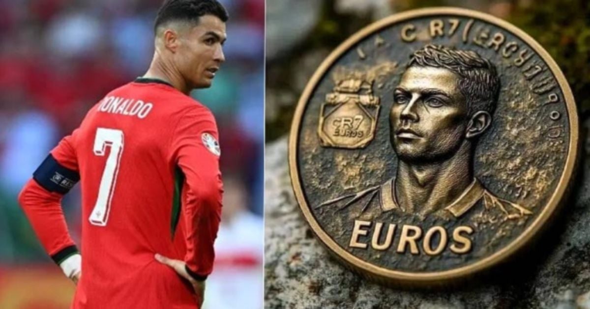 Portugal keluar syiling khas tampil wajah Ronaldo