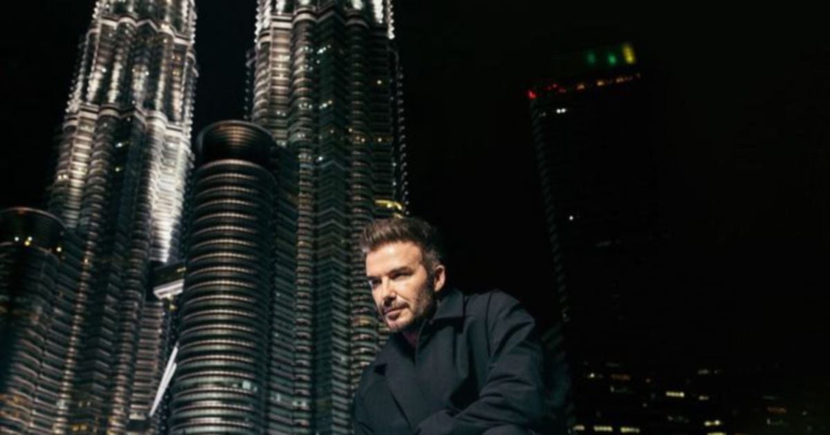 Beckham kagum pemandangan Menara Berkembar Petronas
