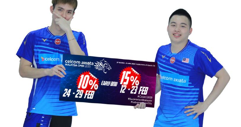 Beli tiket Terbuka Malaysia dapat diskaun 15% | Harian Metro