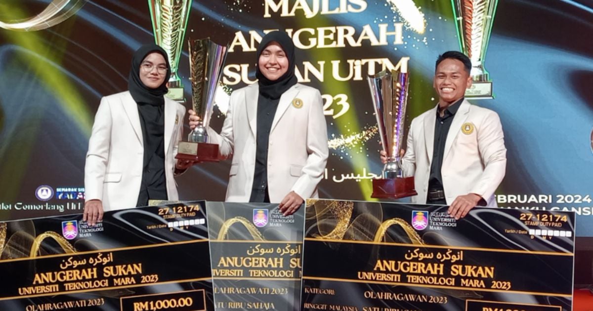 Aniq Olahragawan, Nur Ain, Aleena Olahragawati UiTM 2023