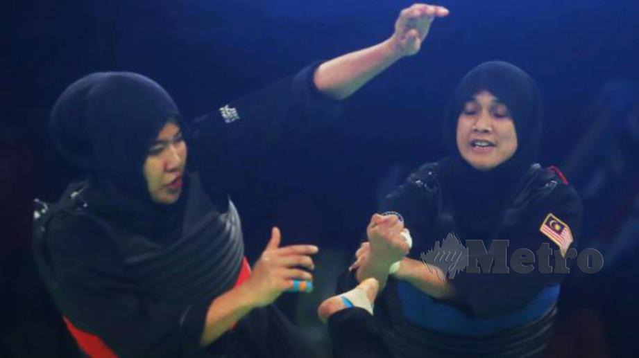 Siti Rahmah (kanan) akui tidak berada pada tahap terbaik. FOTO NSTP