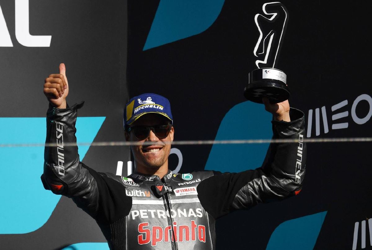 MORBIDELLI muncul naib juara MotoGP musim ini. FOTO AFP