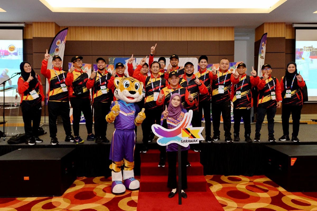 KONTINJEN Sarawak sasar pertahan kejuaraan Para Sukma. FOTO Majlis Sukan Negara
