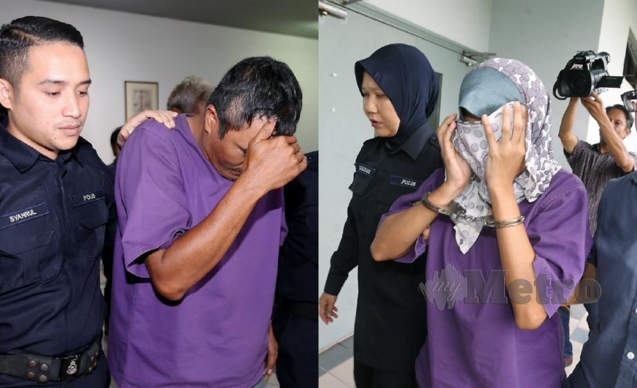 SUAMI isteri didakwa mendera budak hingga mati direman tujuh hari. FOTO Rasul Azli Samad.