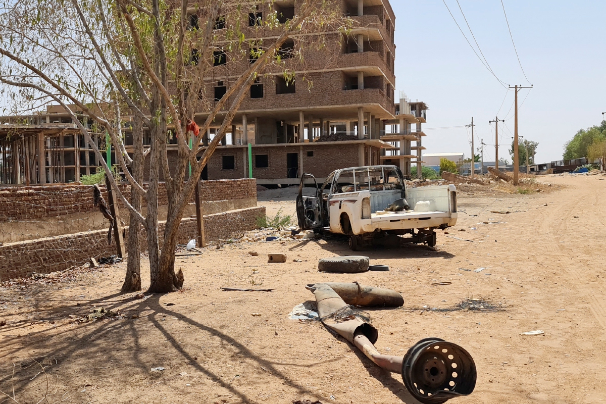 Keadaan di jalan bandar Khartoum. - FOTO AFP