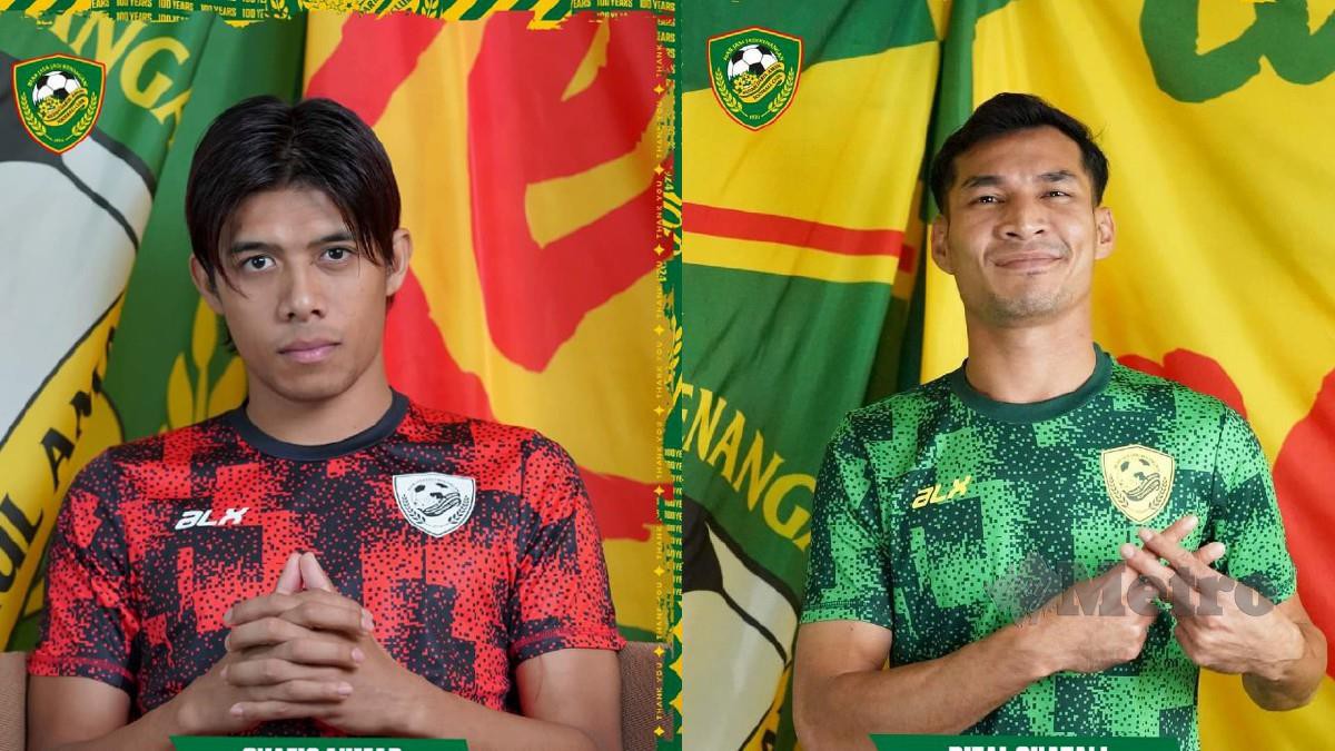 SYAFIQ (kiri) dan Rizal kembali memperkuatkan skuad KDA FC bagi kempen Liga M musim 2024/25. FOTO KDA FC