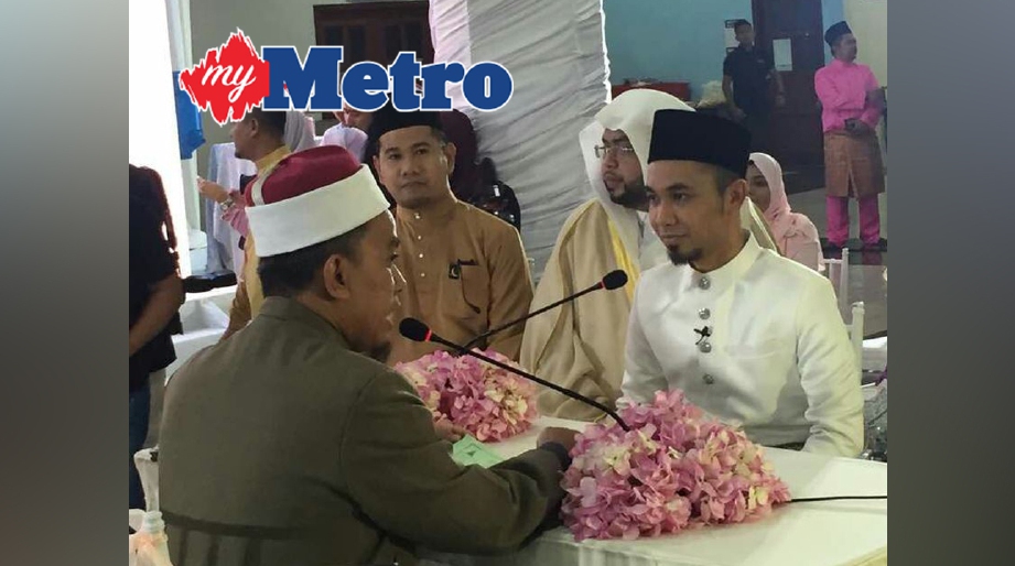 Hafiz selamat dinikahkan di Shah Alam. 