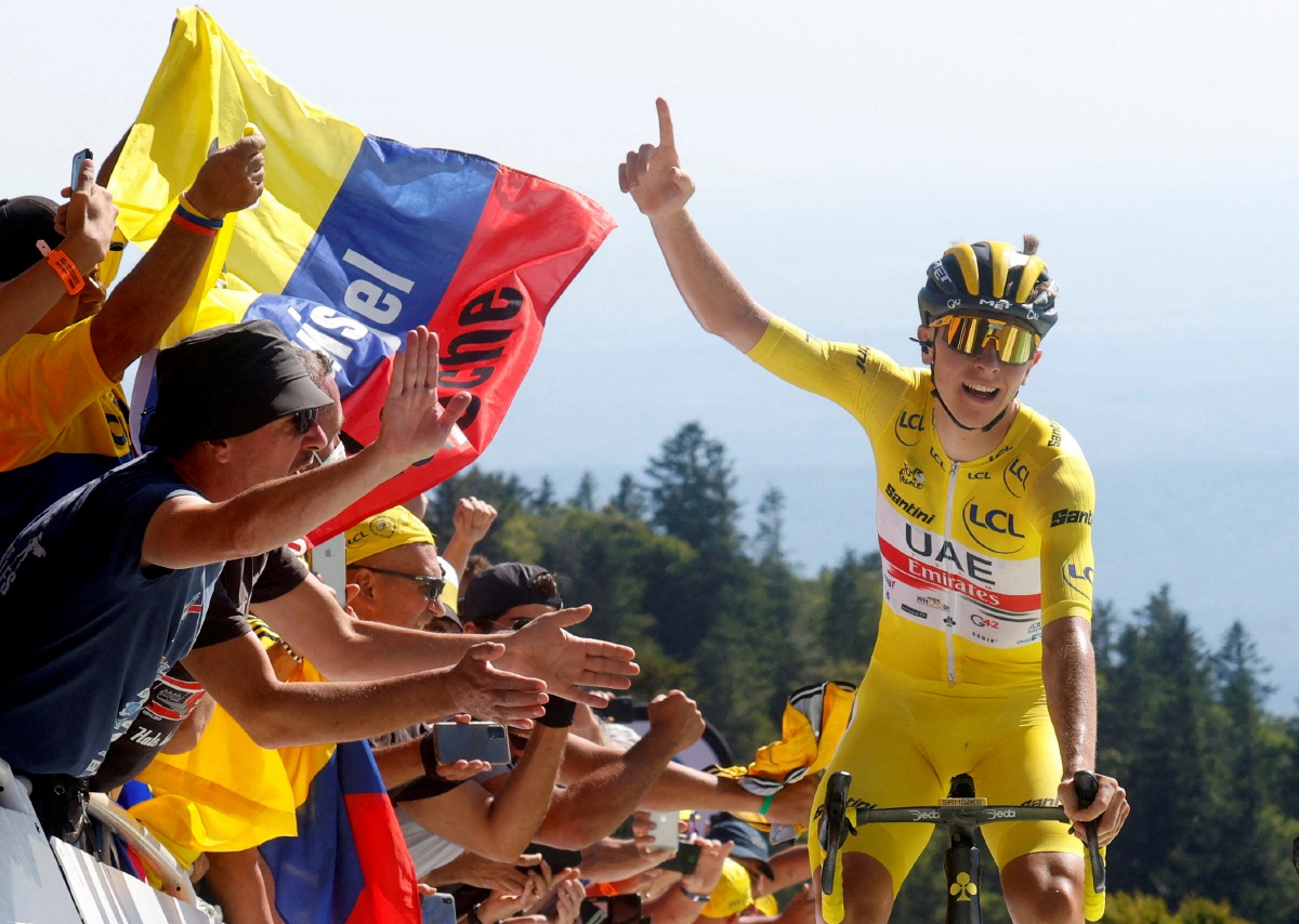 POGACAR bakal sertai Giro d'Italia. FOTO REUTERS 