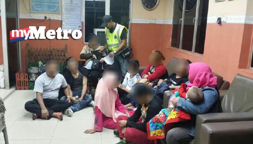 Warga Indonesia yang ditahan petang semalam. FOTO ihsan PPM