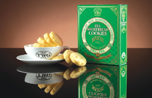 KOLEKSI Matcha Shortbread Cookies dihasilkan daripada teh hijau yang dipetik segar dari kebun di Jepun.