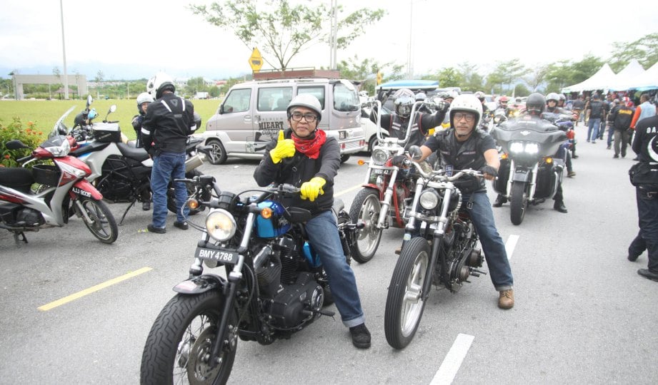 SEBAHAGIAN motosikal Harley-Davidson yang hadir di PIBW 2017.