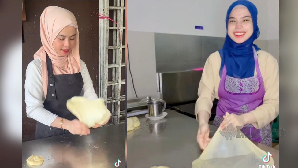 CIK Mawar membuka gerai roti canai di Country Home Rawang, di sini, sejak dua minggu lalu. FOTO ihsan Nur Syazwani Mohd Rozie 