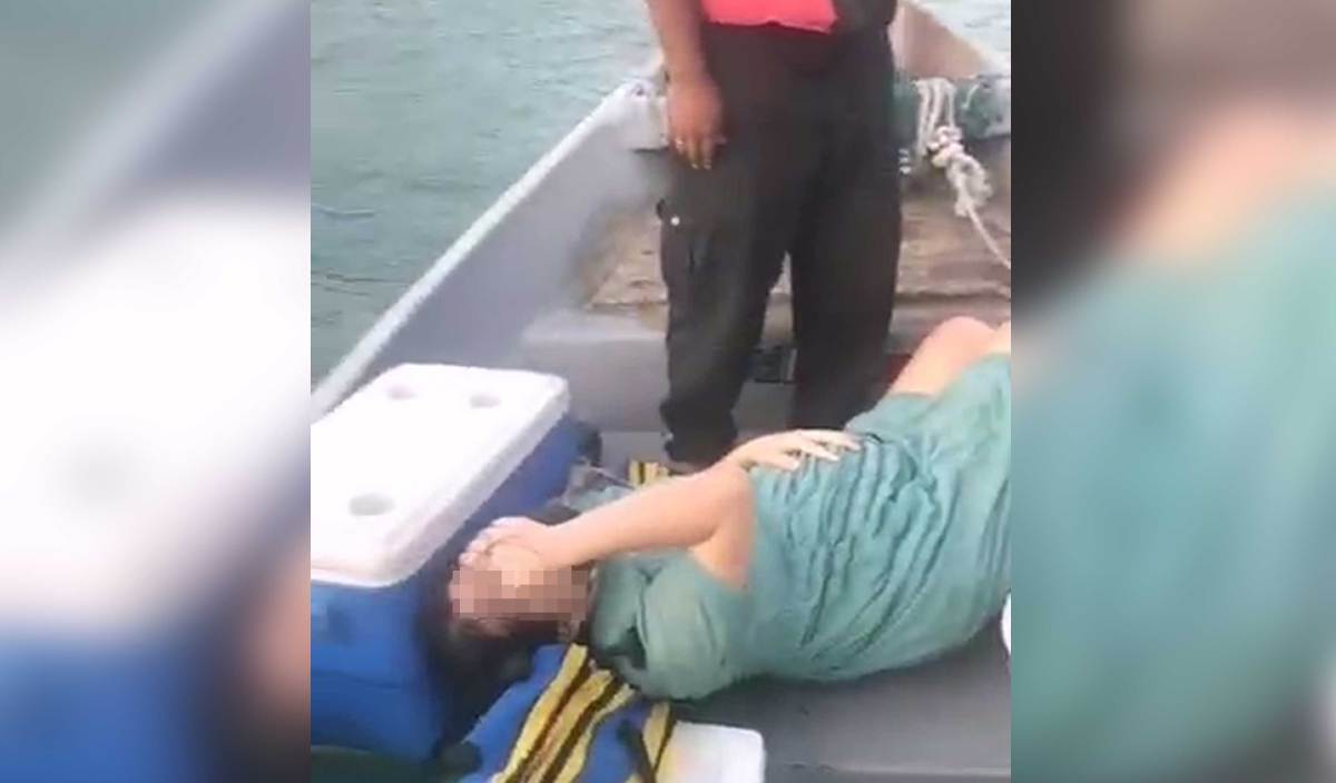 WANITA hamil yang dipercayai terjun dari Jambatan Pulau Pinang berjaya diselamatkan pemandu bot pancing.