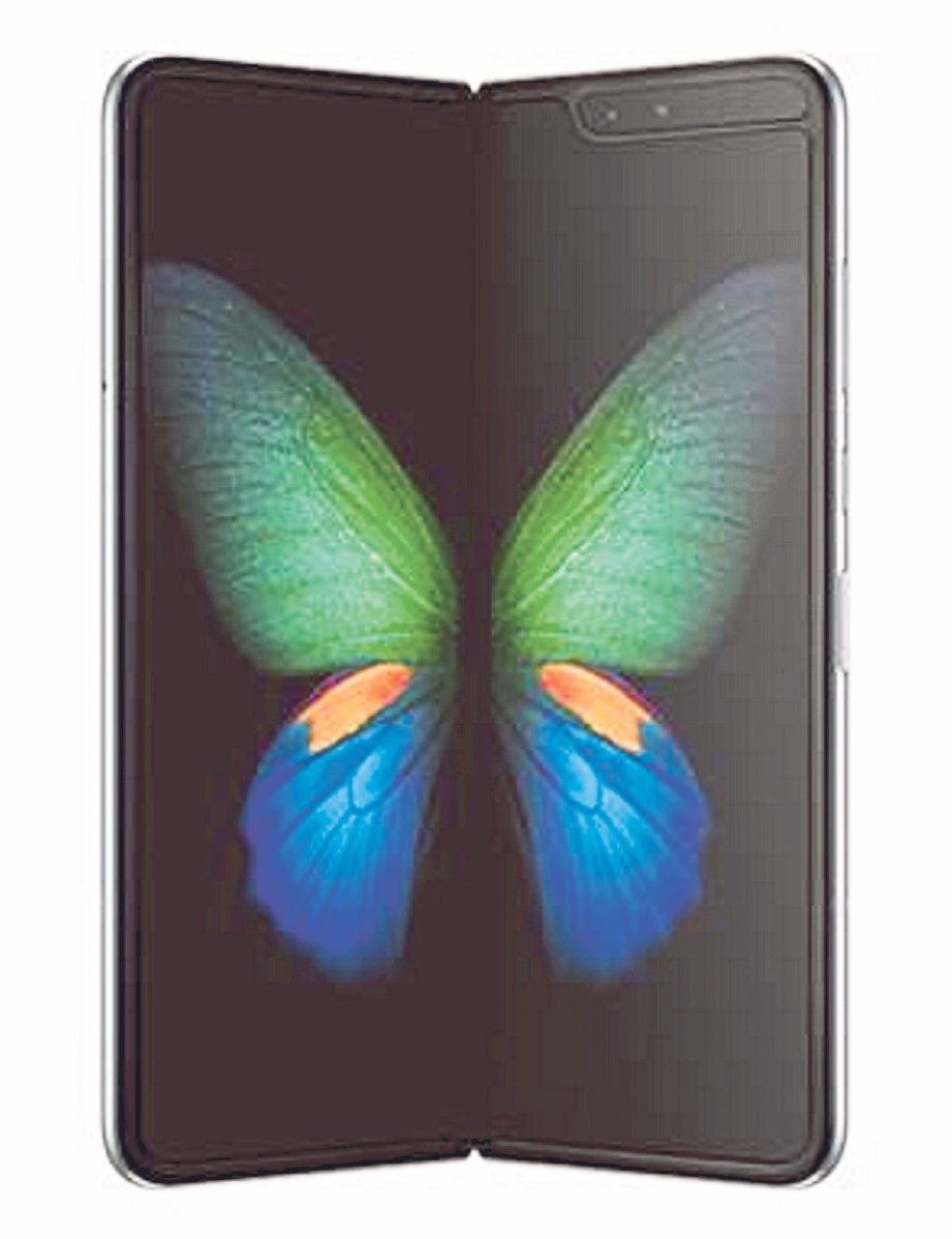 SAMSUNG Galaxy Fold menjadi telefon pintar pertama boleh lipat. 