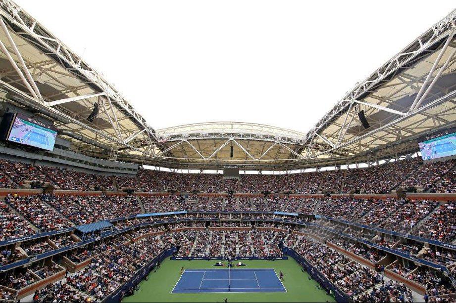 PUSAT Tenis Nasional Billie Jean King di New York akan bertukar menjadi hospital sementara. FOTO AFP