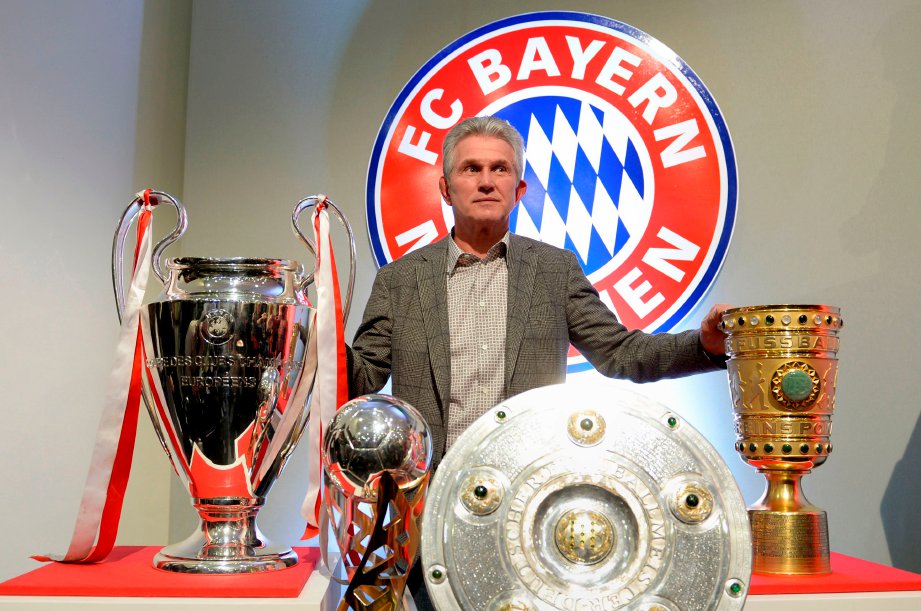 JUPP Heynckes merancang untuk menjulang satu lagi gelaran ‘treble’ bersama Bayern musim ini. - Foto AFP
