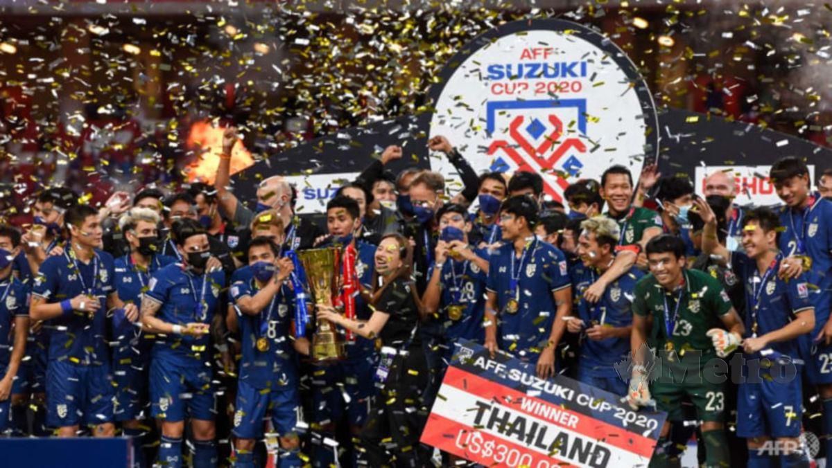 THAILAND muncul juara Piala AFF 2020 selepas menewaskan Indonesia.