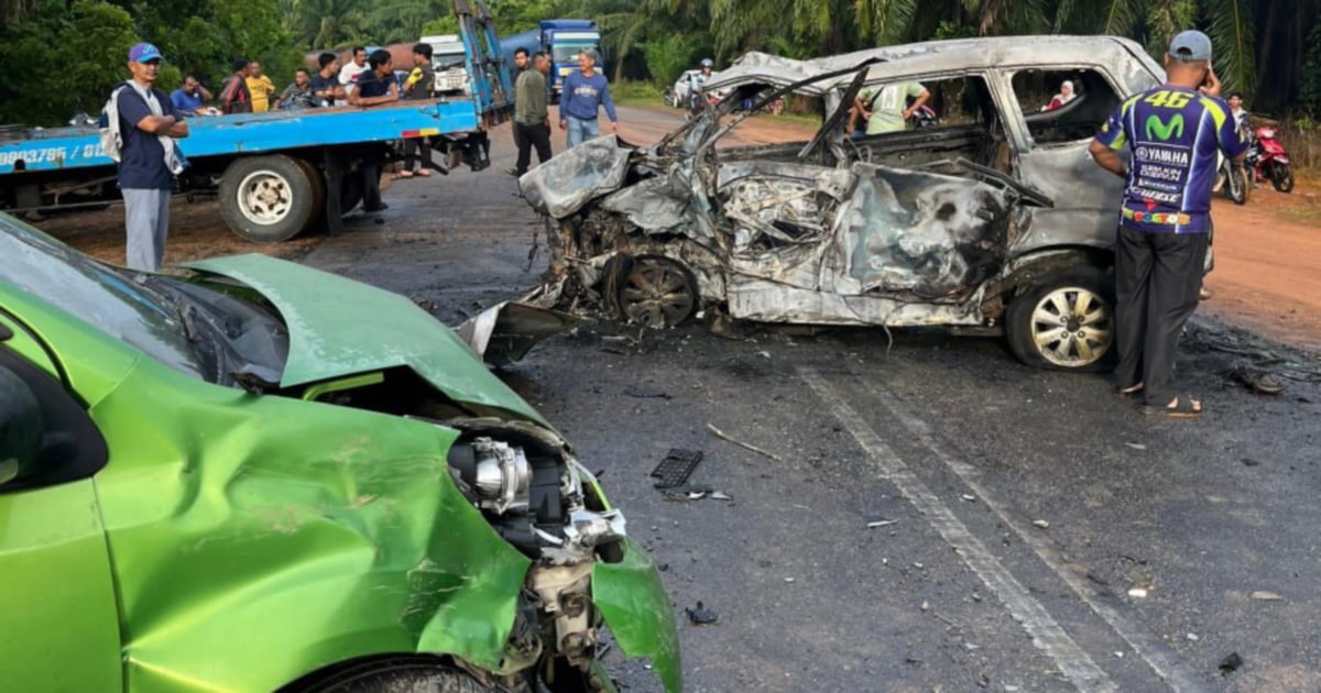 2 maut, 5 cedera dalam kemalangan 3 kenderaan di Jengka