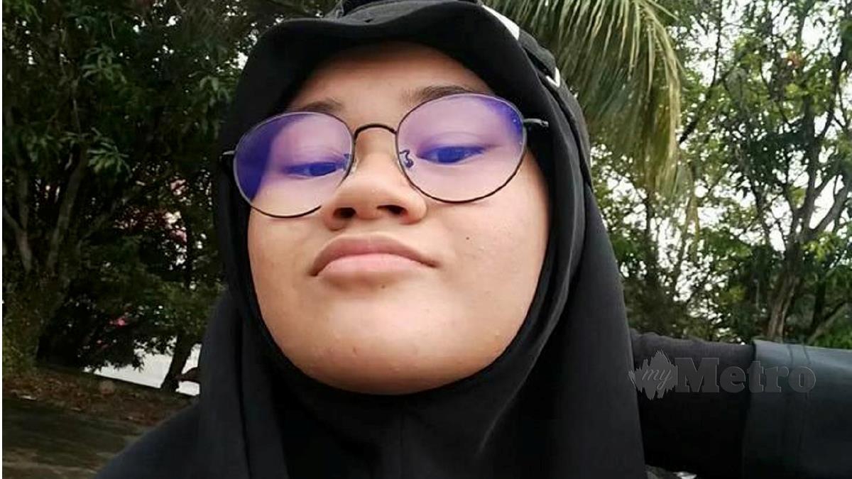 ATHIRAH NAJWA yang dilaporkan hilang selepas melarikan diri dari asrama sebuah sekolah menengah di Subang Jaya, semalam. FOTO Ihsan Noor Fadhlina