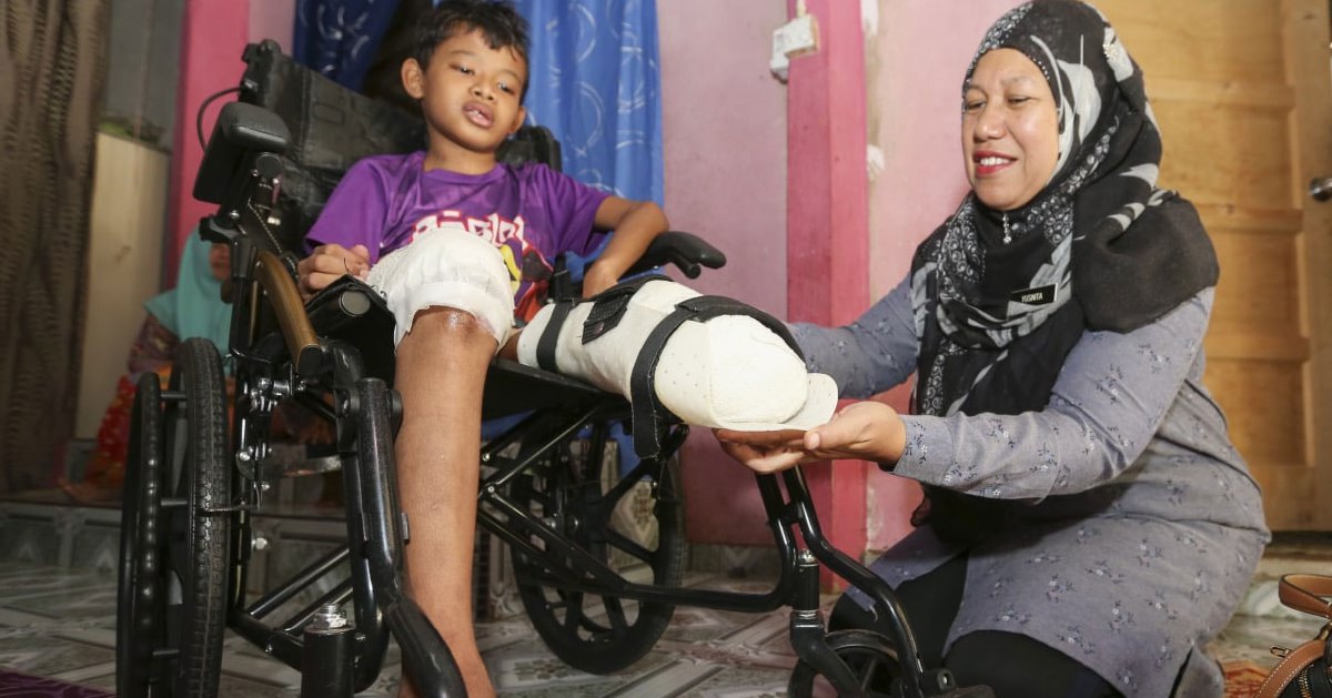 Budak Kaki Dipotong Akibat Ditimpa Besi Rindu Hendak Bersekolah