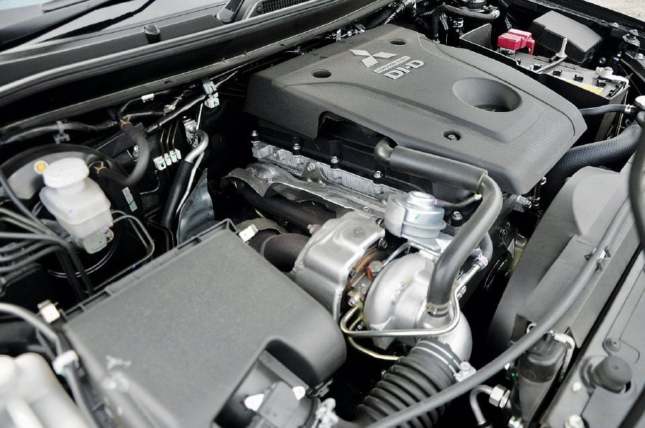 ENJIN 2.4 liter MIVEC Turbo Diesel.