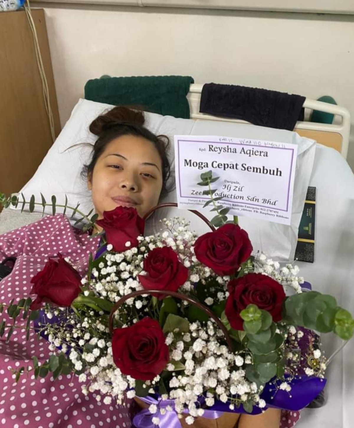 Trisha kini masih dirawat di Hospital Selayang