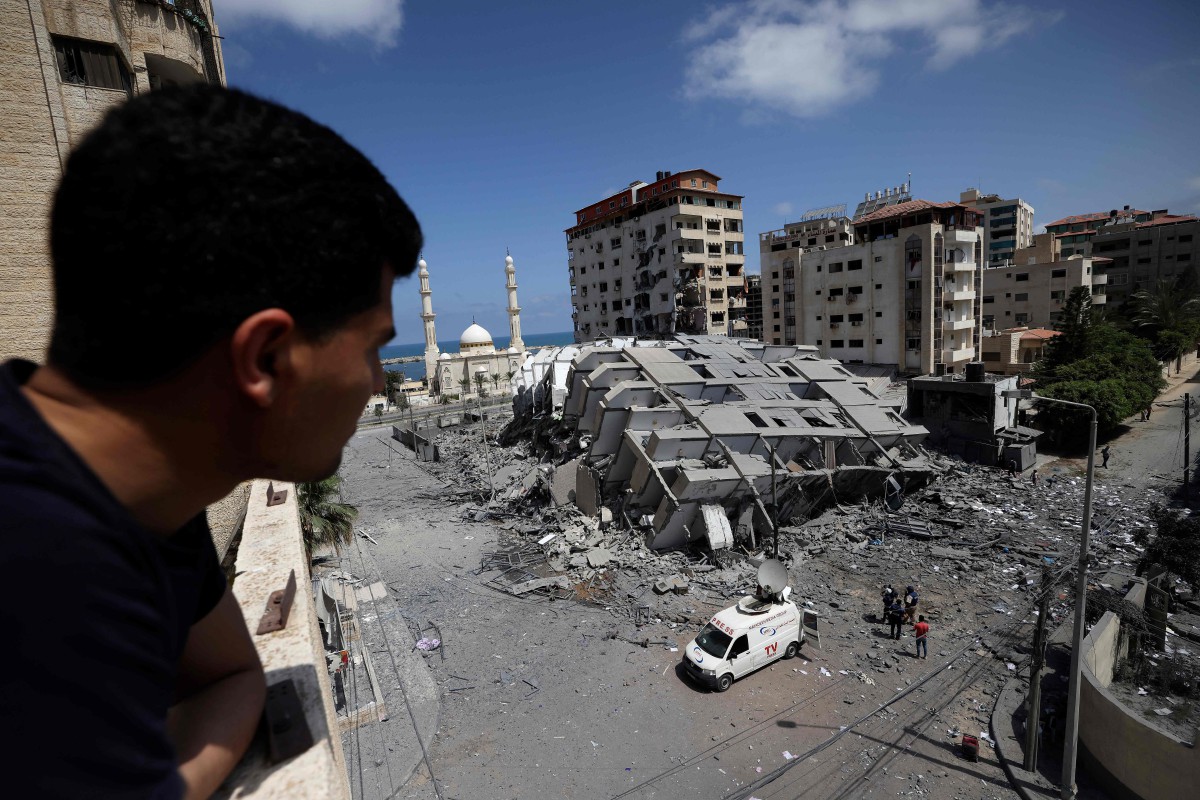 Gaza semenanjung Israel lancar